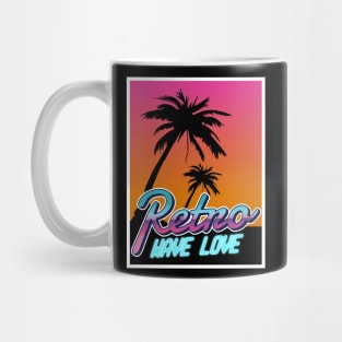 Vaporwave Aesthetic Style 80s Synthwave Retro Mug